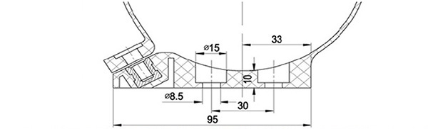 pressure hull holding ring drawing